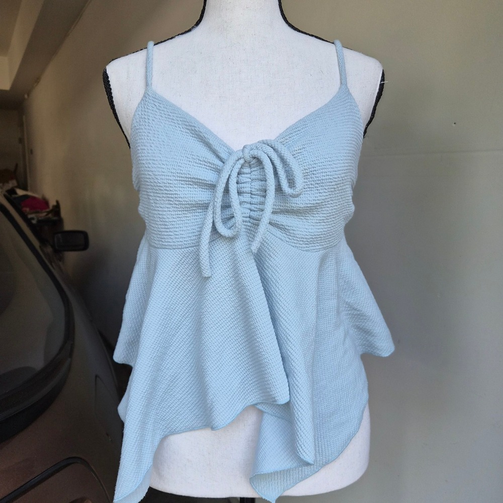 Gaze Y2K Cami Tank Top Womens Medium Coquette Softgirl Fairy Festival Balletcore